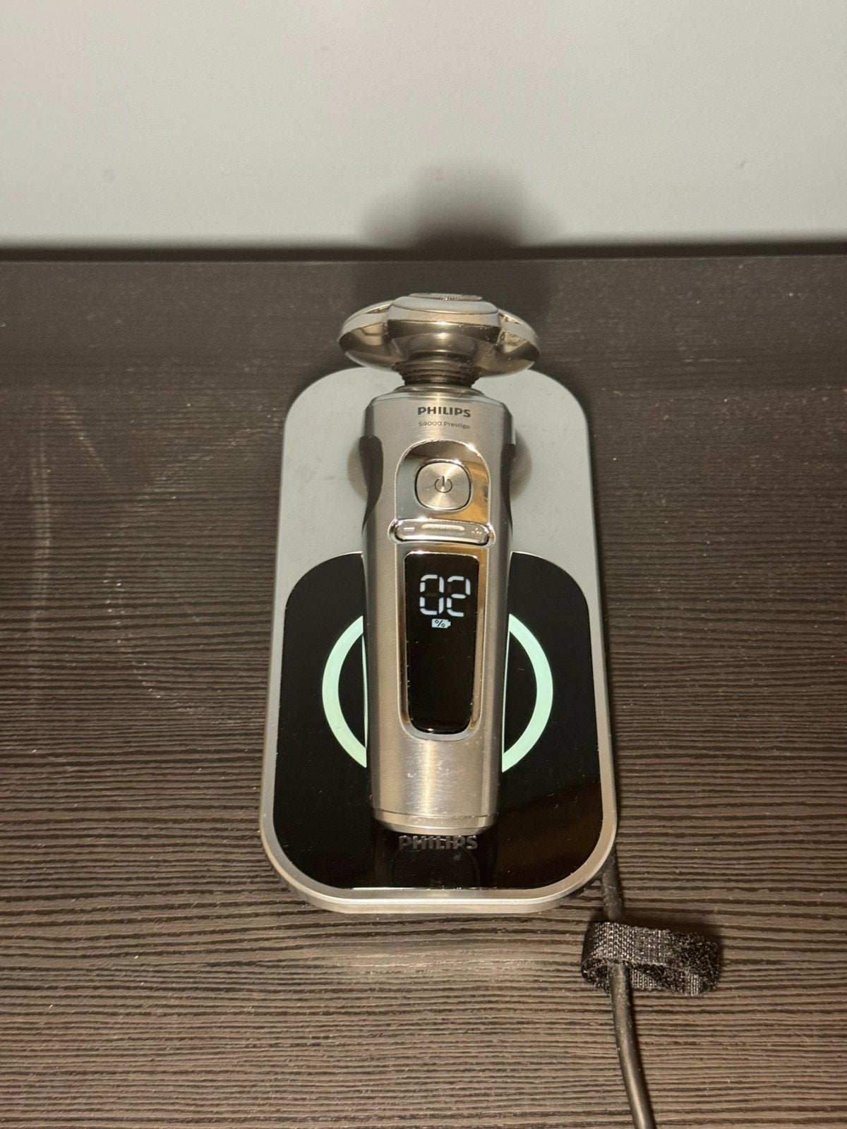 Philips S9000 Prestige SP9861 met draadloze oplader, Ophalen of Verzenden, Zo goed als nieuw, Scheren en Epileren