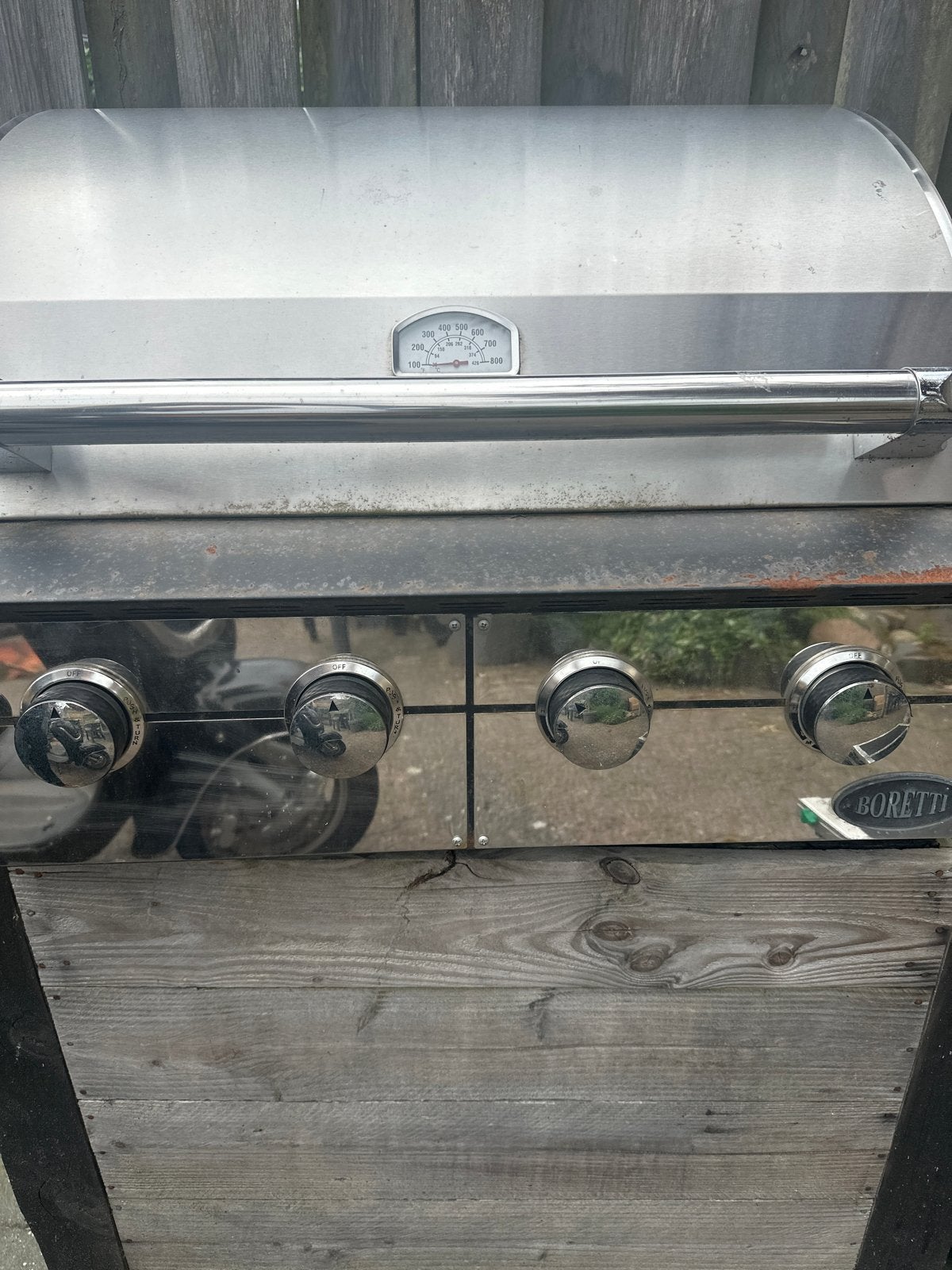 Boretti gasbarbecue - Gebruikt, opknapper, Ophalen of Verzenden, Gebruikt