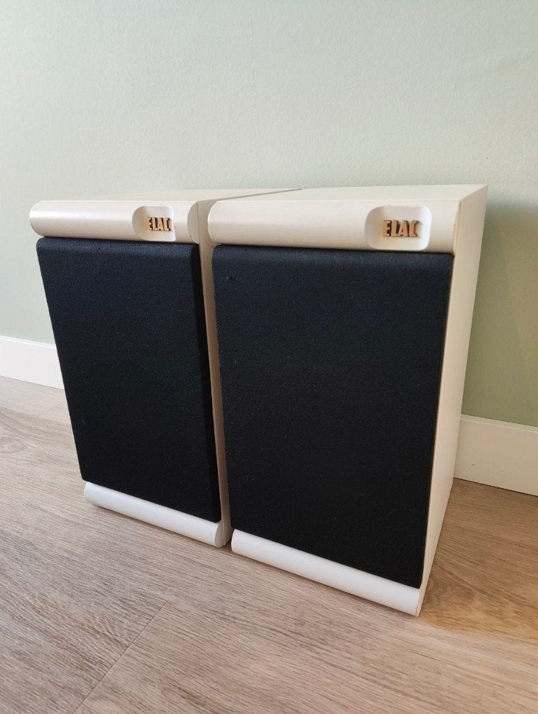 ELAC EL 50 Luidsprekers / speakers - Vintage Geluid, Gebruikt, 60 tot 120 watt, Basreflex, Boekenplank luidspreker