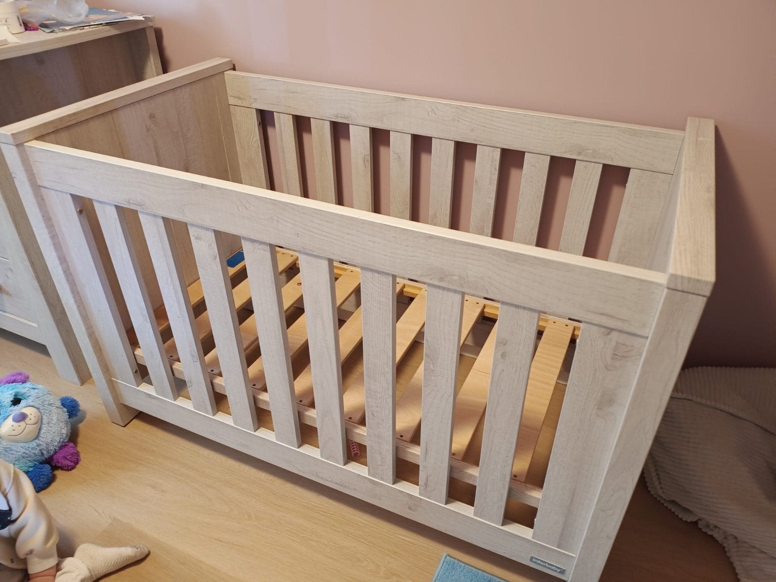 Complete Babykamer Set: Ledikant, Commode, Kledingkast, Kinderen en Baby's, Kinderkamer | Complete kinderkamers, Ophalen, Gebruikt