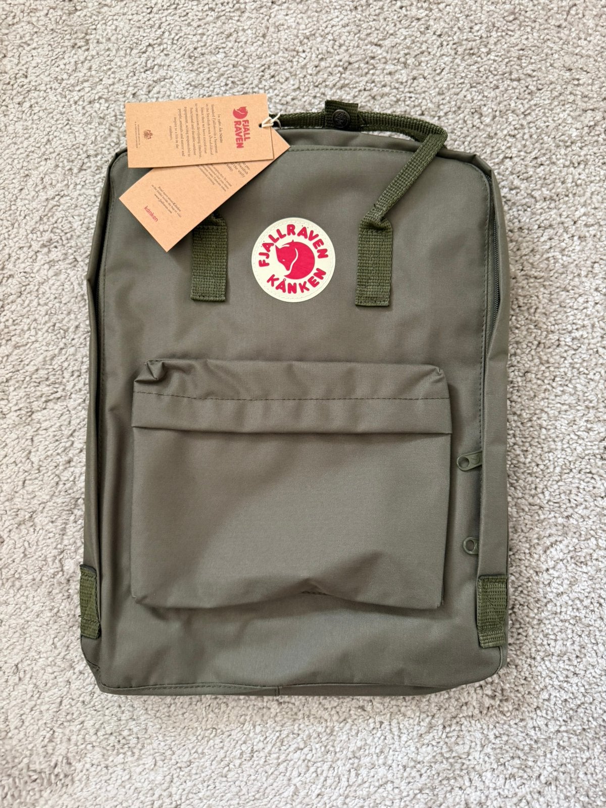 Kanken rugzak groen 28L, Sieraden, Tassen en Uiterlijk, Tassen | Rugtassen, Overige merken, N, N, Nieuw