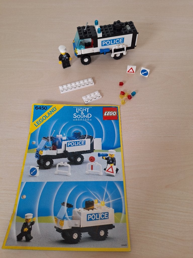 * Lego Legoland: 6450 Mobile Politie Truck Light + Sound *, Lego, Ophalen of Verzenden, Zo goed als nieuw, LEGOLAND
