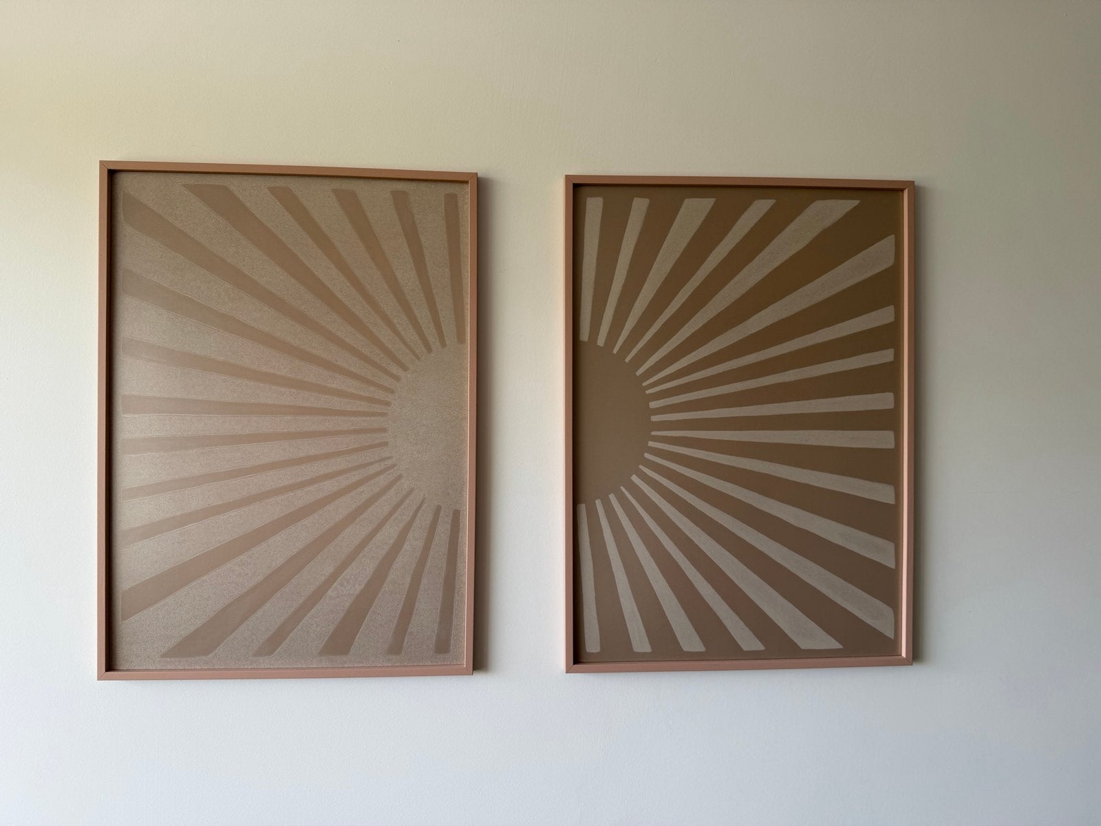 Toffe sunrise kunst van Enkel Art studios, Ophalen