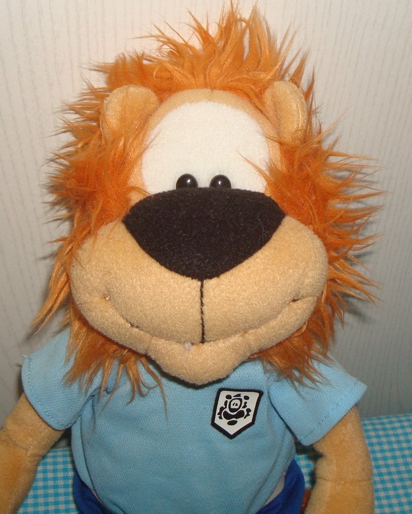 LOEKIE Leeuw - blauw shirt en broek (5 ), Overige typen, Blauw, Ophalen of Verzenden, Zo goed als nieuw