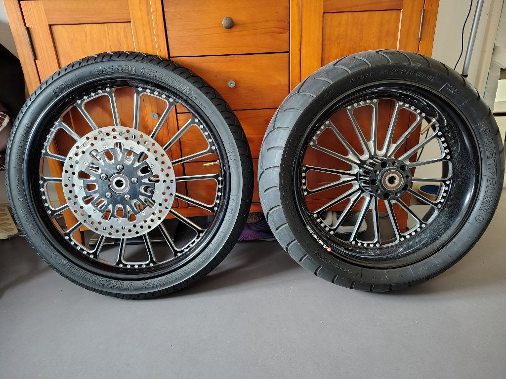 RSD design chopper wielen, Ophalen