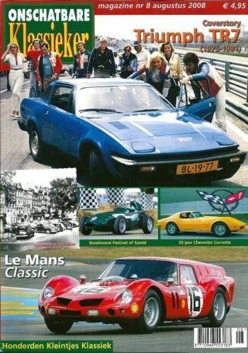 Onschatbare Klassieker 8 2008 Triumph TR7, 55 jaar Corvette, Ophalen of Verzenden, Nieuw, Overige merken