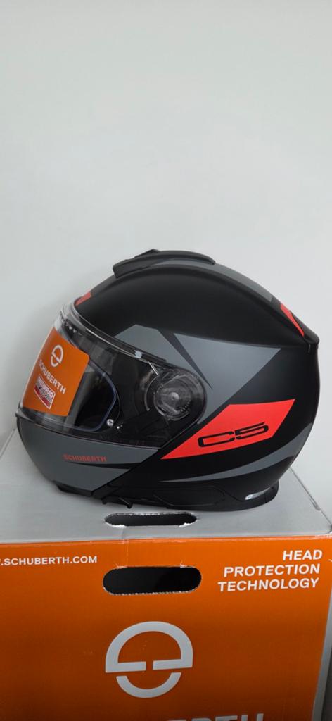 Schuberth C5 Eclipse Anthraciete maat XXL, Motoren, Kleding | Motorhelmen, Overige merken, Ophalen of Verzenden, Tweedehands, XXL