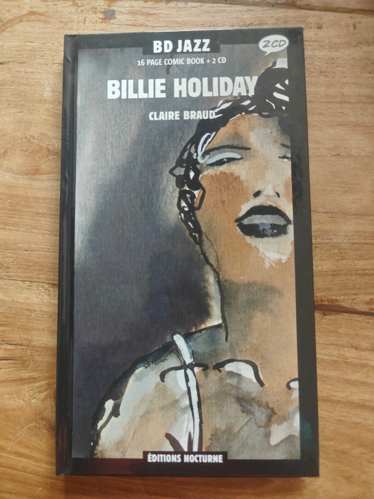 Billie Holiday BD Jazz Comic Book + 2 CD's - Claire Braud, Inclusief boekje, Ophalen of Verzenden, Zo goed als nieuw, Verzamelalbum