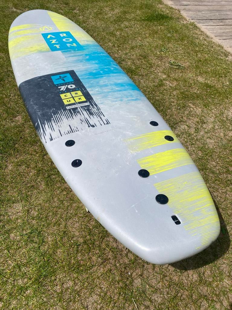 AZTRON CRUX 70 Soft-Top Surfboard, Watersport en Boten, Golfsurfen, Ophalen, Zo goed als nieuw, Funboard, Met vinnen