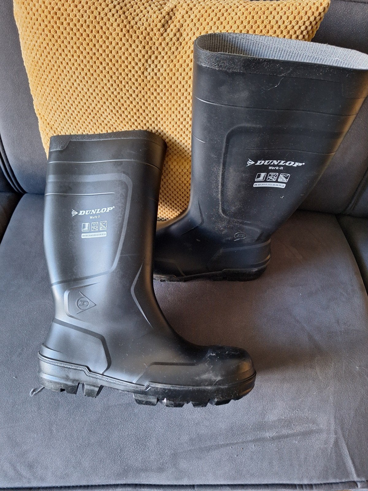 nieuwe Dunlop zwarte laarzen met stalen neus, maat 47, Ophalen of Verzenden, Nieuw