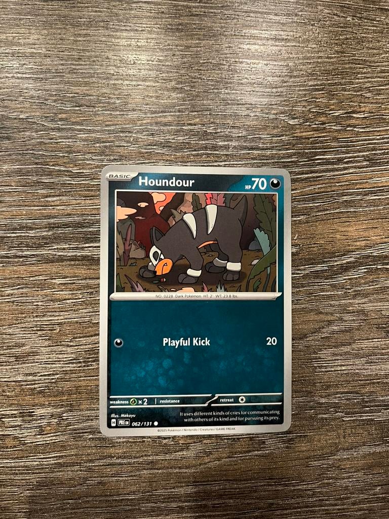 Houndour PRE 062/131, Ophalen of Verzenden, Zo goed als nieuw