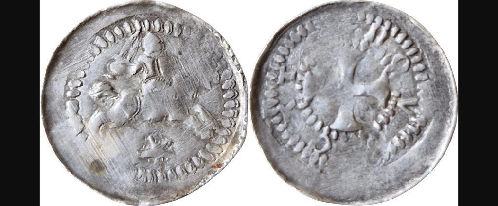 Denier 1281 tot 1303, Lotharingen, Neufchateau, Ophalen of Verzenden, Overige landen, Losse munt, Zilver