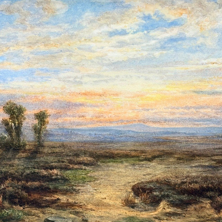 Hollandse School 19e eeuw - met signatuur 'Hilverdink', Ophalen of Verzenden