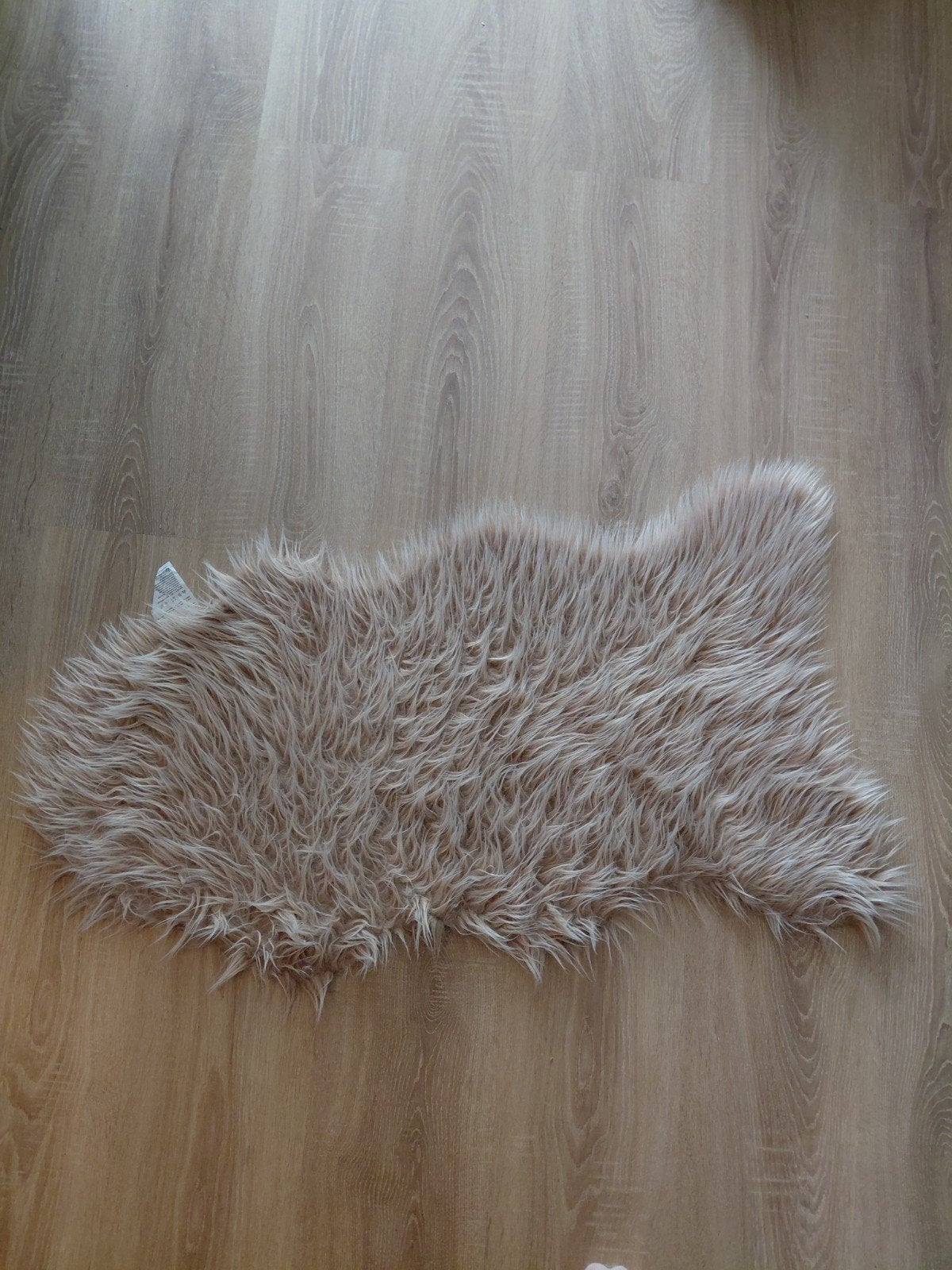 Beige bontje, Beige, Ophalen of Verzenden, Zo goed als nieuw, Polyester