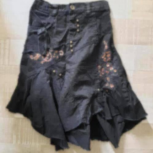 116 zwarte rok, Verzenden, Zo goed als nieuw, Meisje, Jurk of Rok