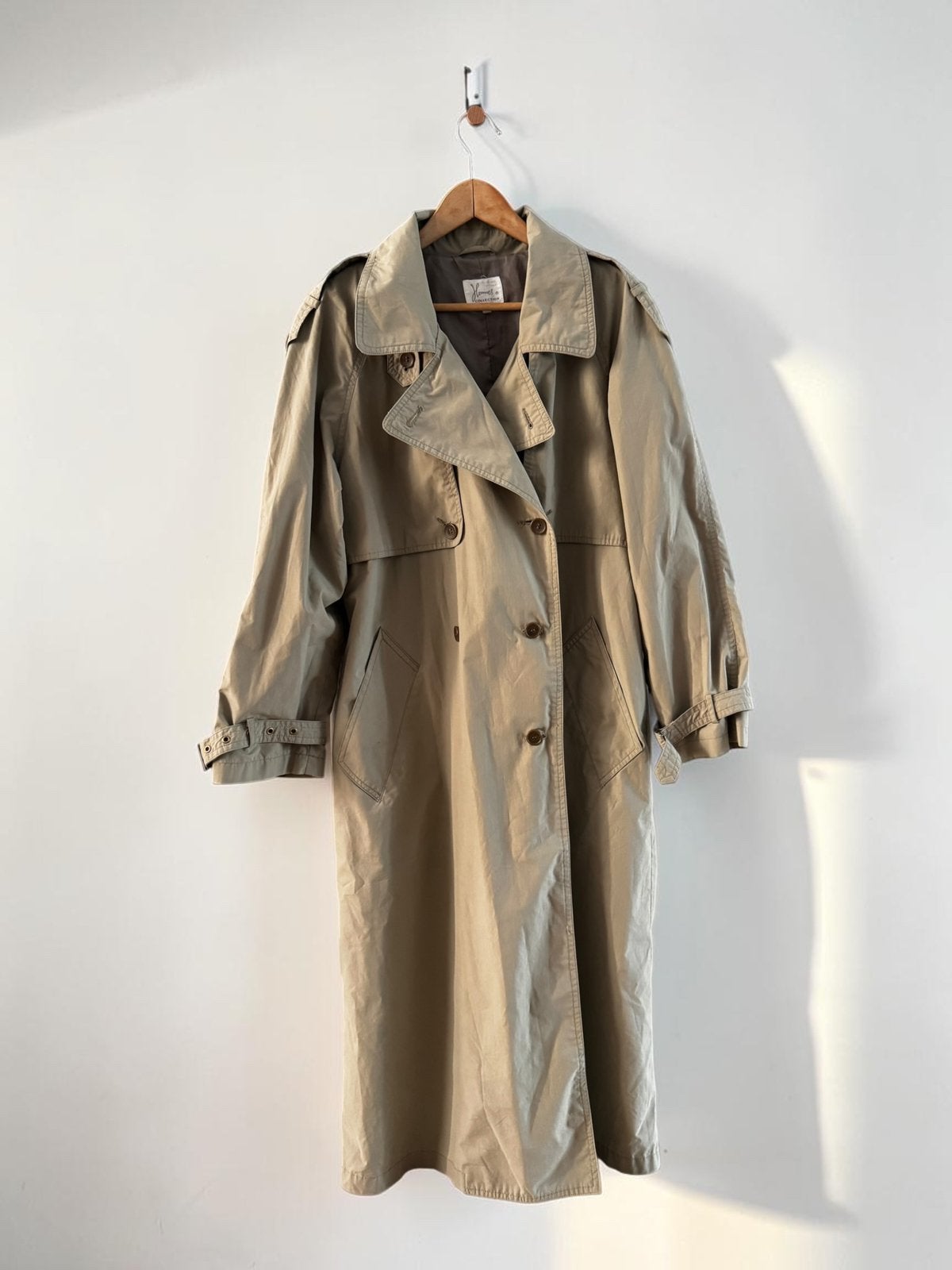 Hennes Collection H&M trenchcoat beige 38 M parka jas, Ophalen of Verzenden, Zo goed als nieuw, Maat 38/40 (M), Beige