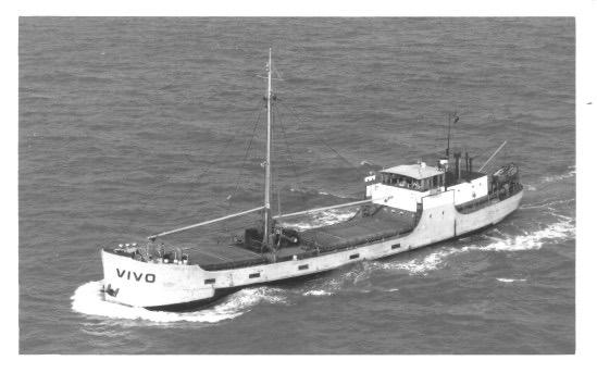 VIVO Scheepvaart coaster kustvaart kustvaarder, Verzenden, Zo goed als nieuw, Kaart, Foto of Prent