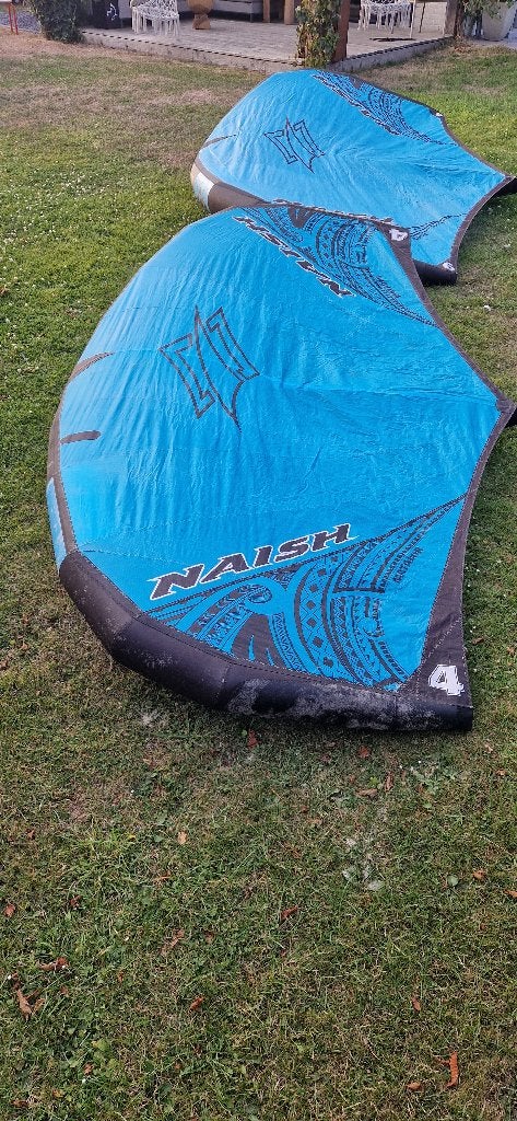Naish Matador LT 4.0 m2 en 6.0 m2 en Naish Wingsurfer 4.0 m2, Ophalen of Verzenden, Gebruikt, Wingsurf-wing