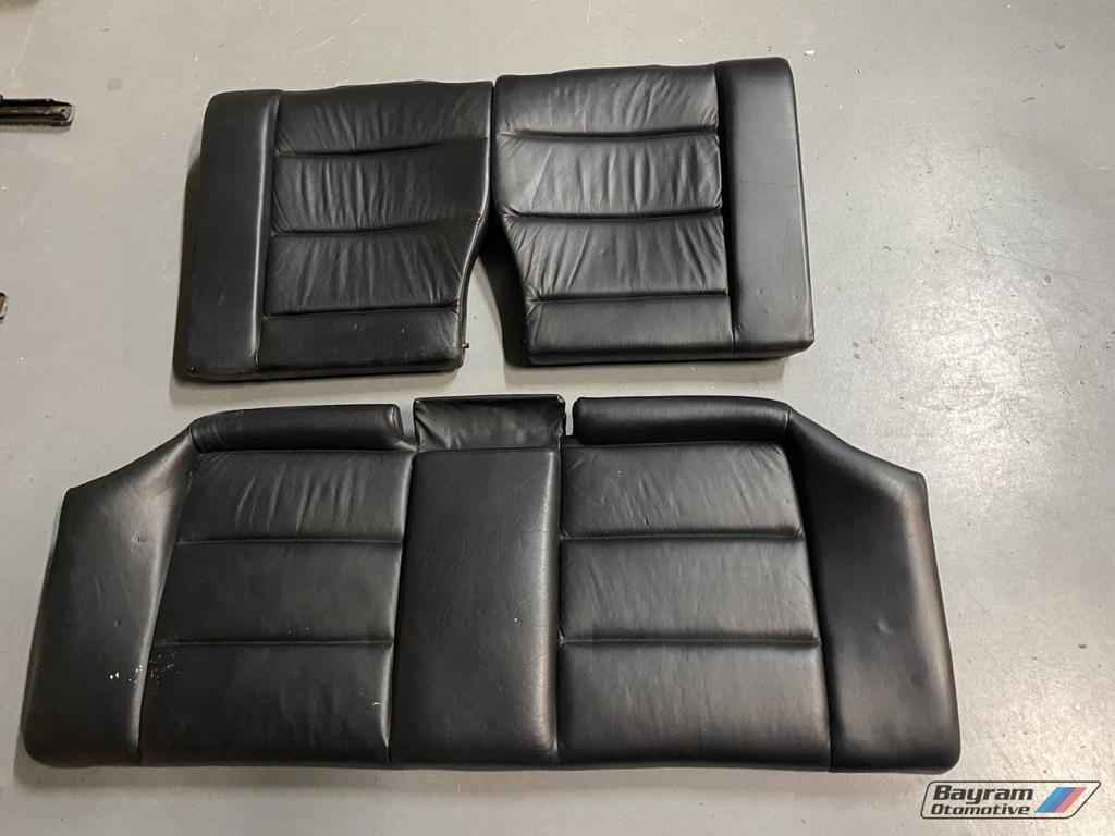 Bmw E36 compact achterbank delen zwart leder 3-serie interie, Gebruikt, -, -, Ophalen of Verzenden