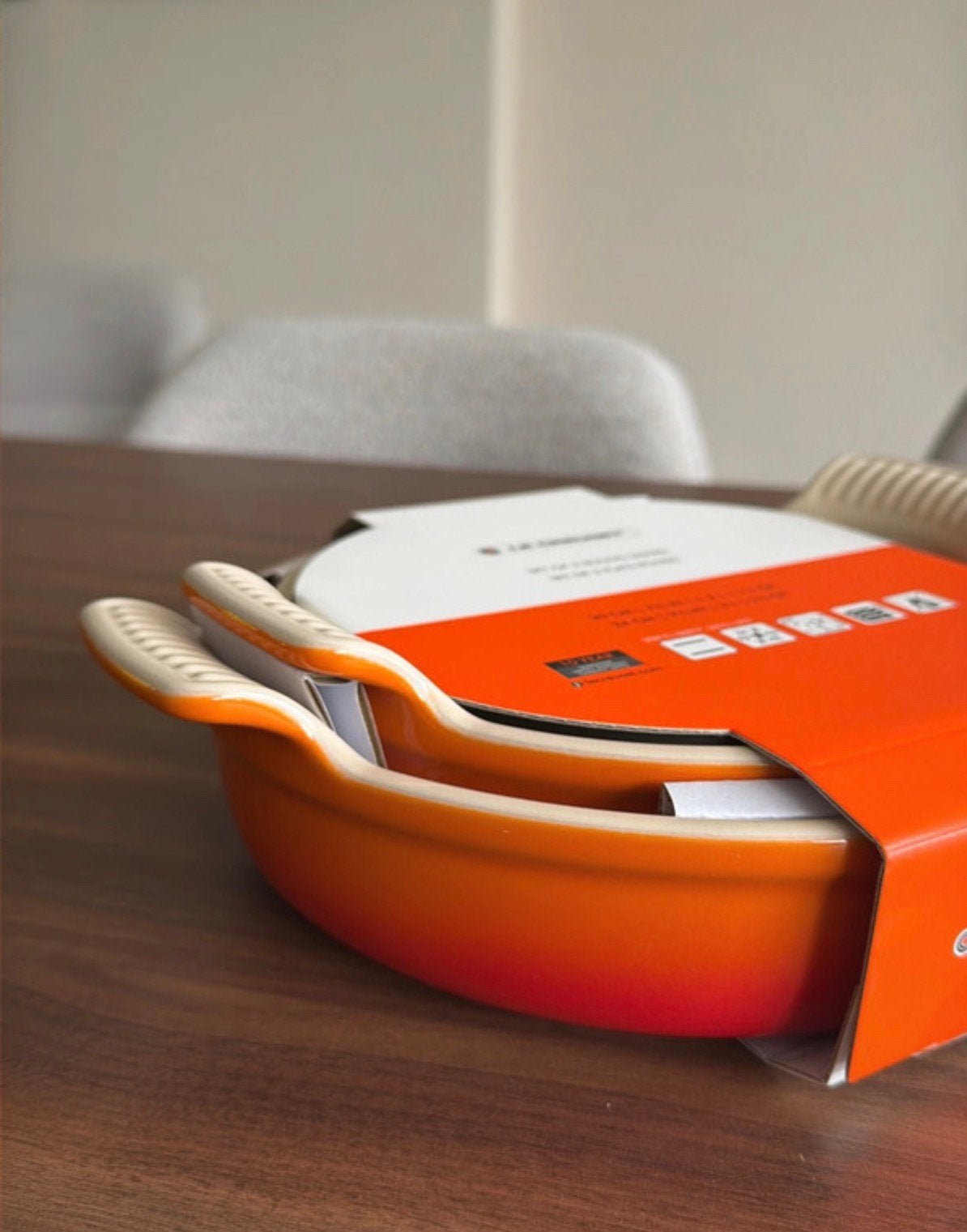 Le Creuset Ovenschaal Rond 20/24 cm (2-Delig), Le Creuset, Overige typen, Nieuw, Ophalen of Verzenden