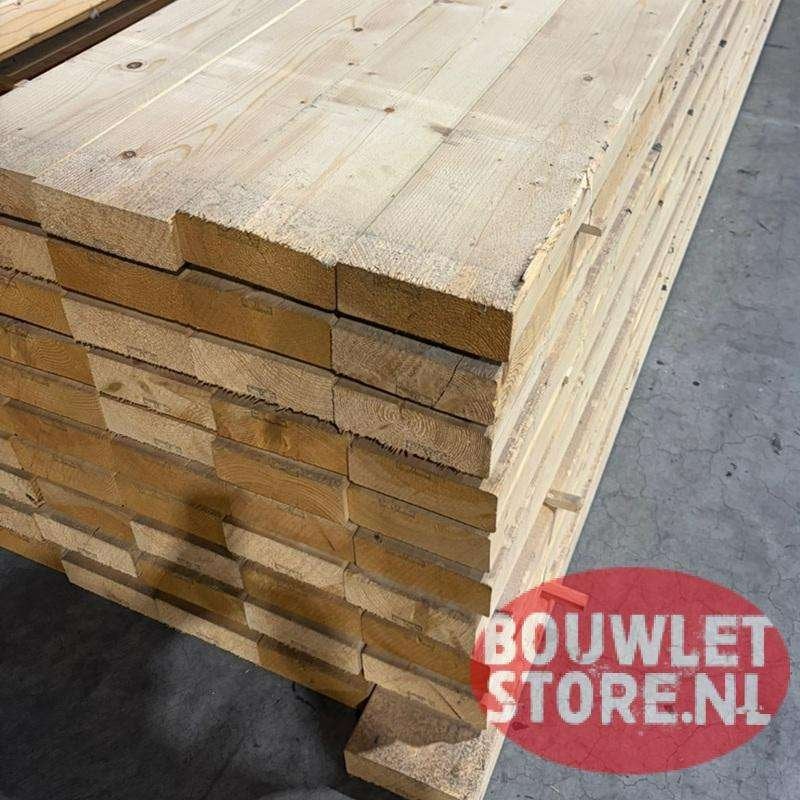 Vuren balken | vurenhout balk | 75x200mm | 6000mm | 5100mm, Nieuw, Ophalen of Verzenden, Balk, Vuren