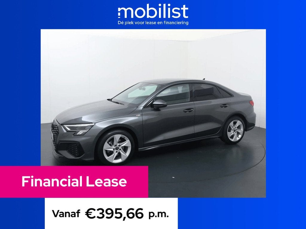 Audi A3 Limousine 30 TFSI S edition (bj 2023, automaat), Gebruikt, 680 kg, Origineel Nederlands, Bedrijf