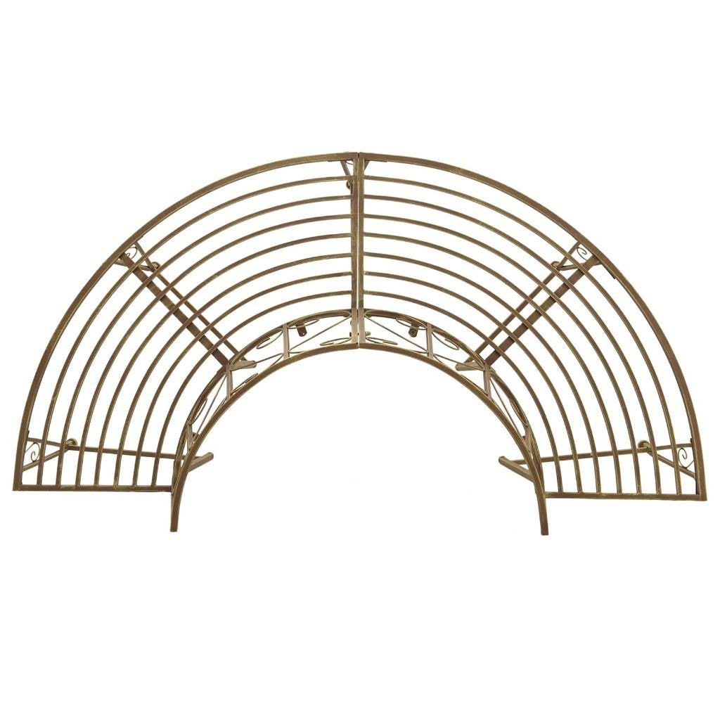 Boombank parkbank halfrond ijzer ø160 bruin GRATIS BEZORGD!, Verzenden, Nieuw, Nvt, Nvt