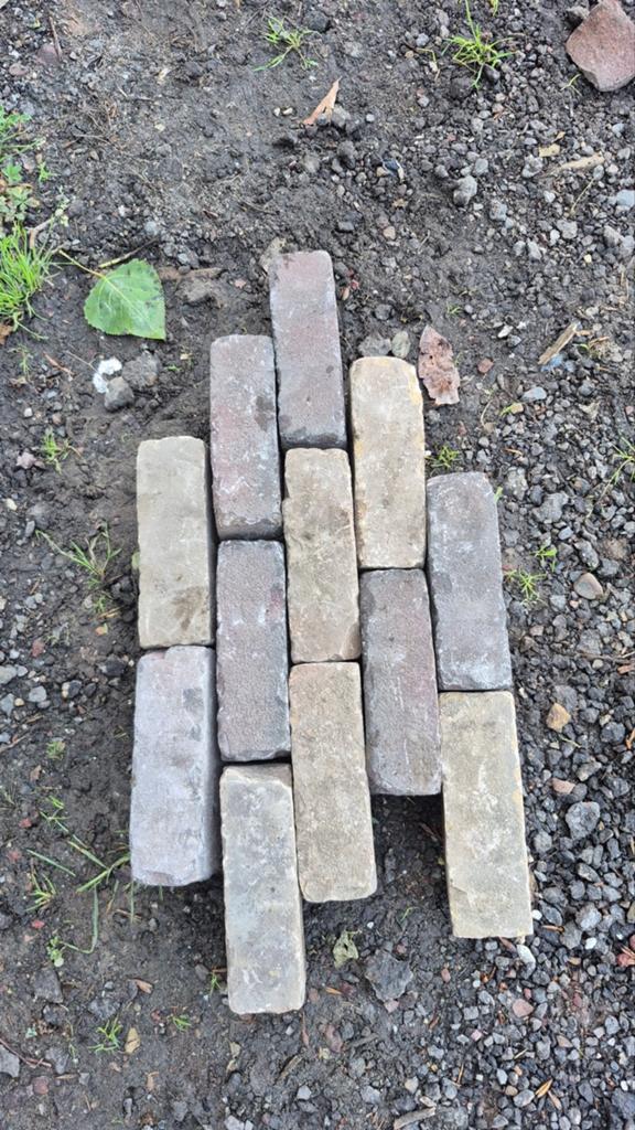 ✅️🧱18.5M2 GEBAKKEN DIKFORMATEN.  ZEVENDUIMERS, Ophalen of Verzenden, Gebruikt, Keramiek, Klinkers