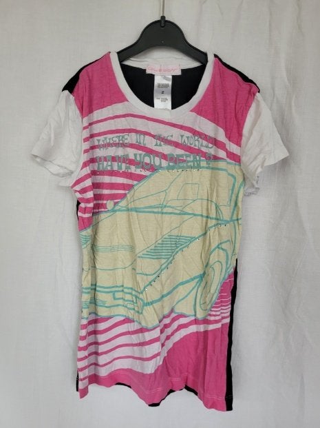 Stoer t-shirt met strass mt 152 merk Custor, Meisje, ., Ophalen of Verzenden, Zo goed als nieuw