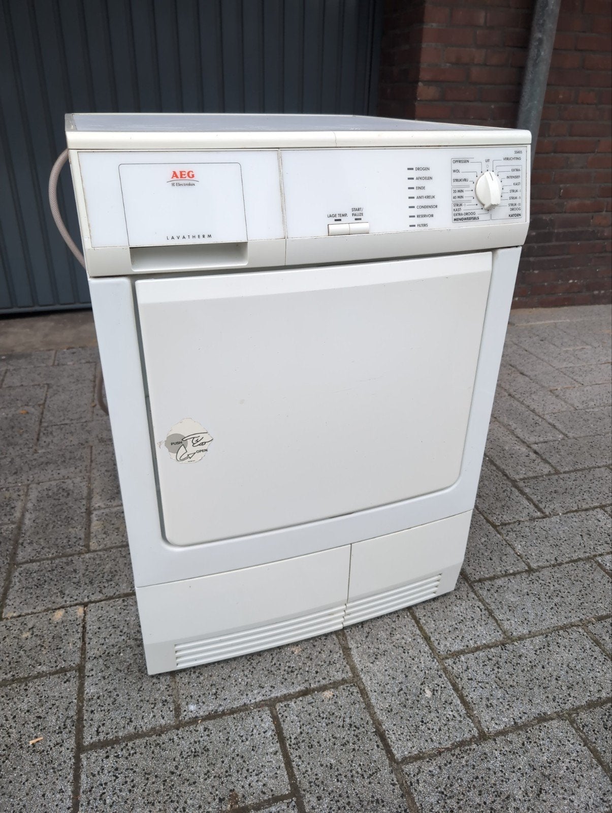AEG Lavatherm 55405 Condensdroger, Ophalen, 6 tot 8 kg, Gebruikt, 85 tot 90 cm
