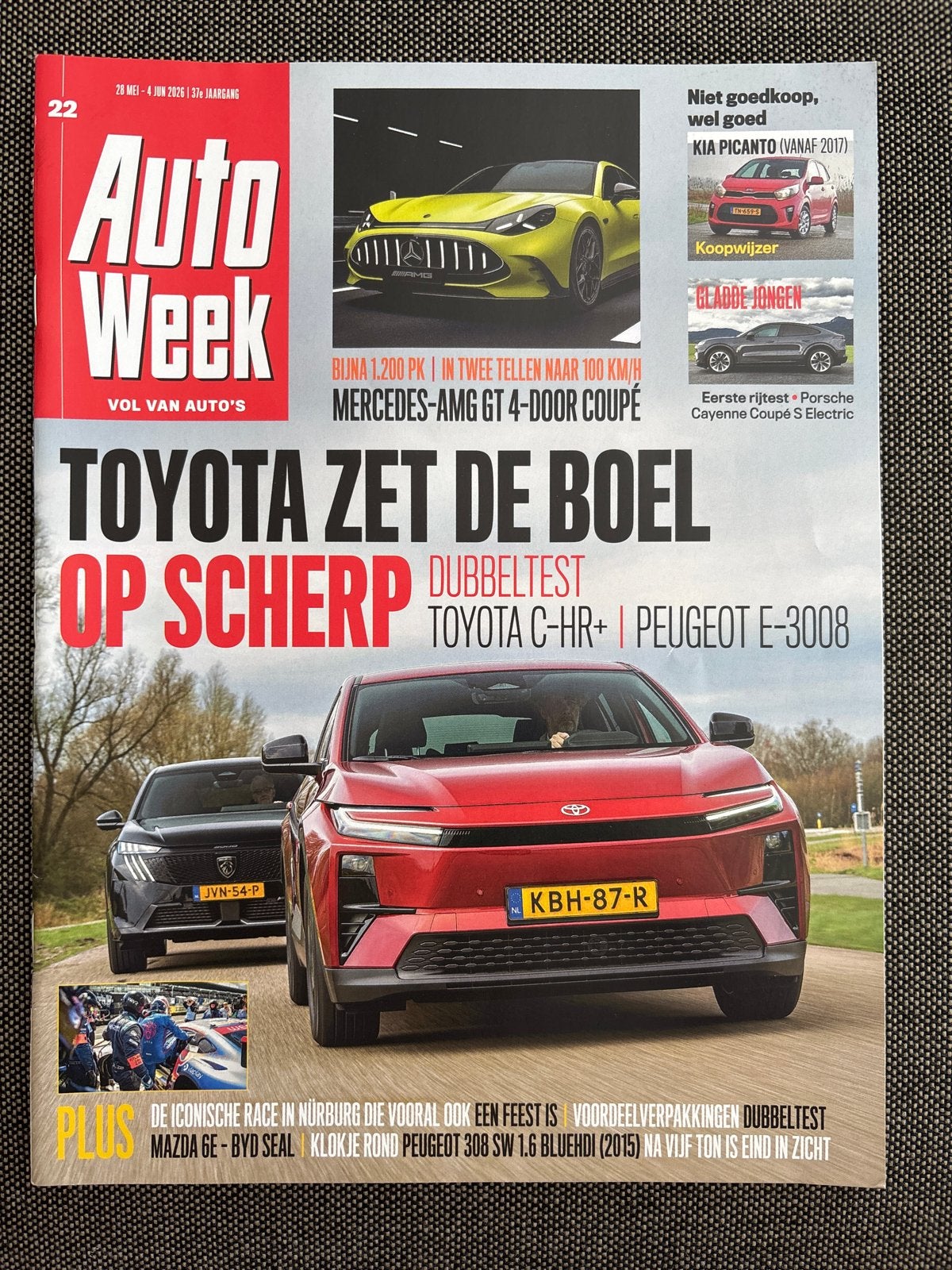 AutoWeek Magazine - Toyota, Mercedes-AMG, Peugeot, Verzenden, Nieuw, Overige typen
