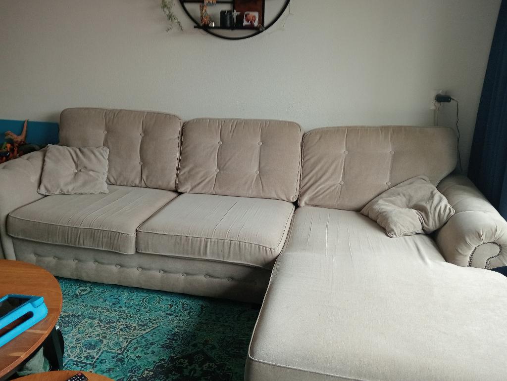 Loungebank, Huis en Inrichting, Banken | Bankstellen, Ophalen, 250 tot 300 cm, Gebruikt, Loungebank