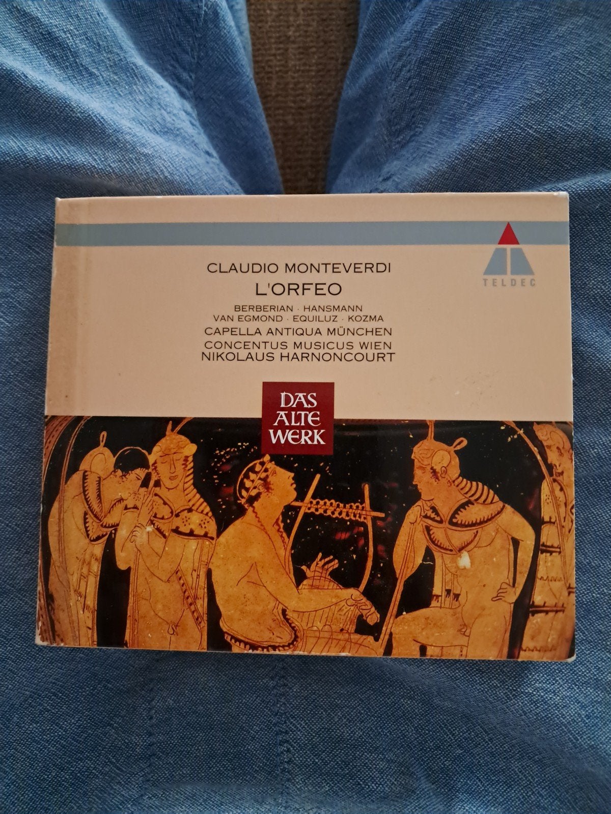 Claudio monteverdi: l'orfeo. Nikolaus harnoncourt (dubbel cd, Verzenden, Barok, Zo goed als nieuw, Opera of Operette
