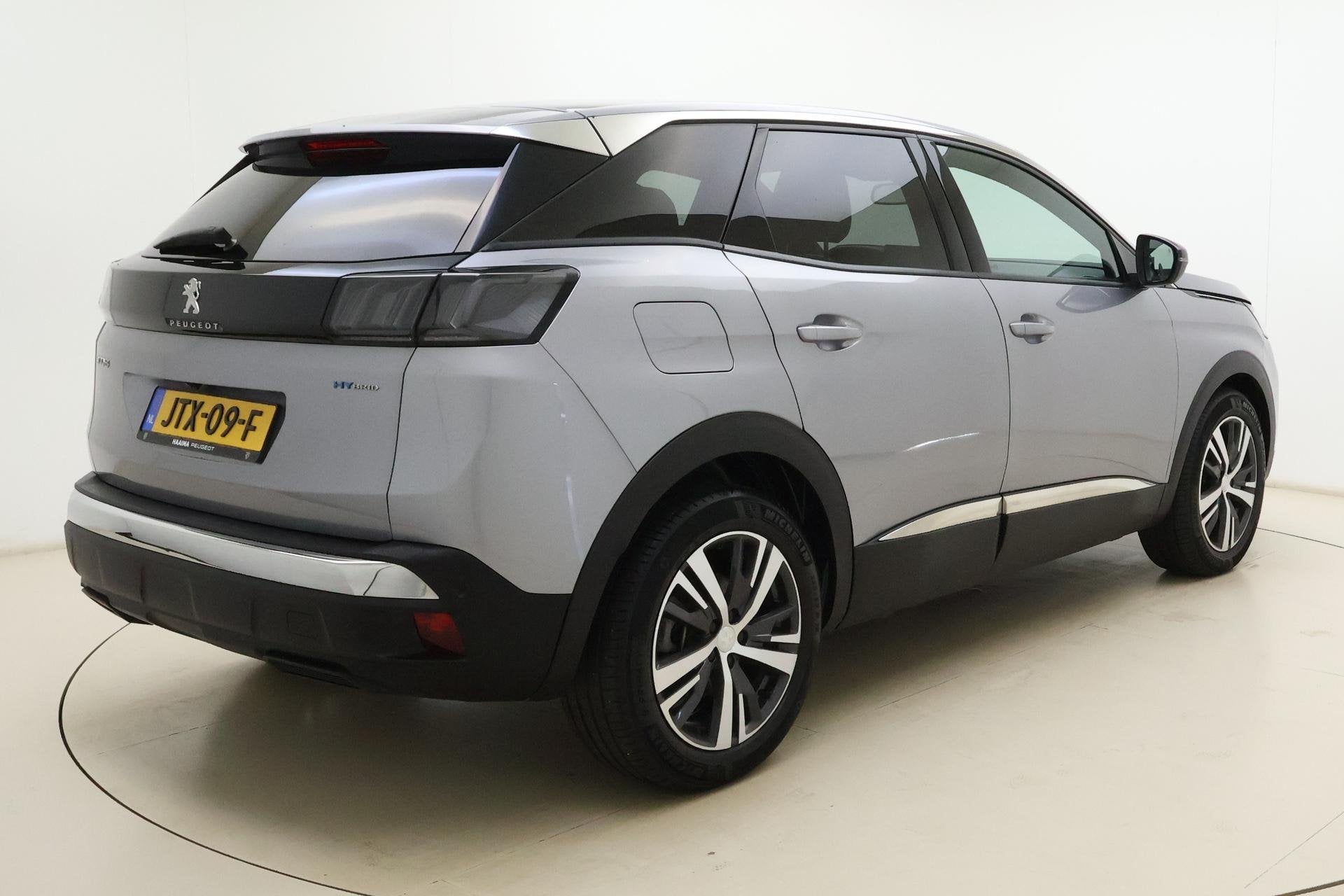 Peugeot 3008 1.6 HYbrid 180 Allure Pack Business | Tot 56km, Auto's, Euro 6, 181 pk, Leder en Stof, Plug-in hybride