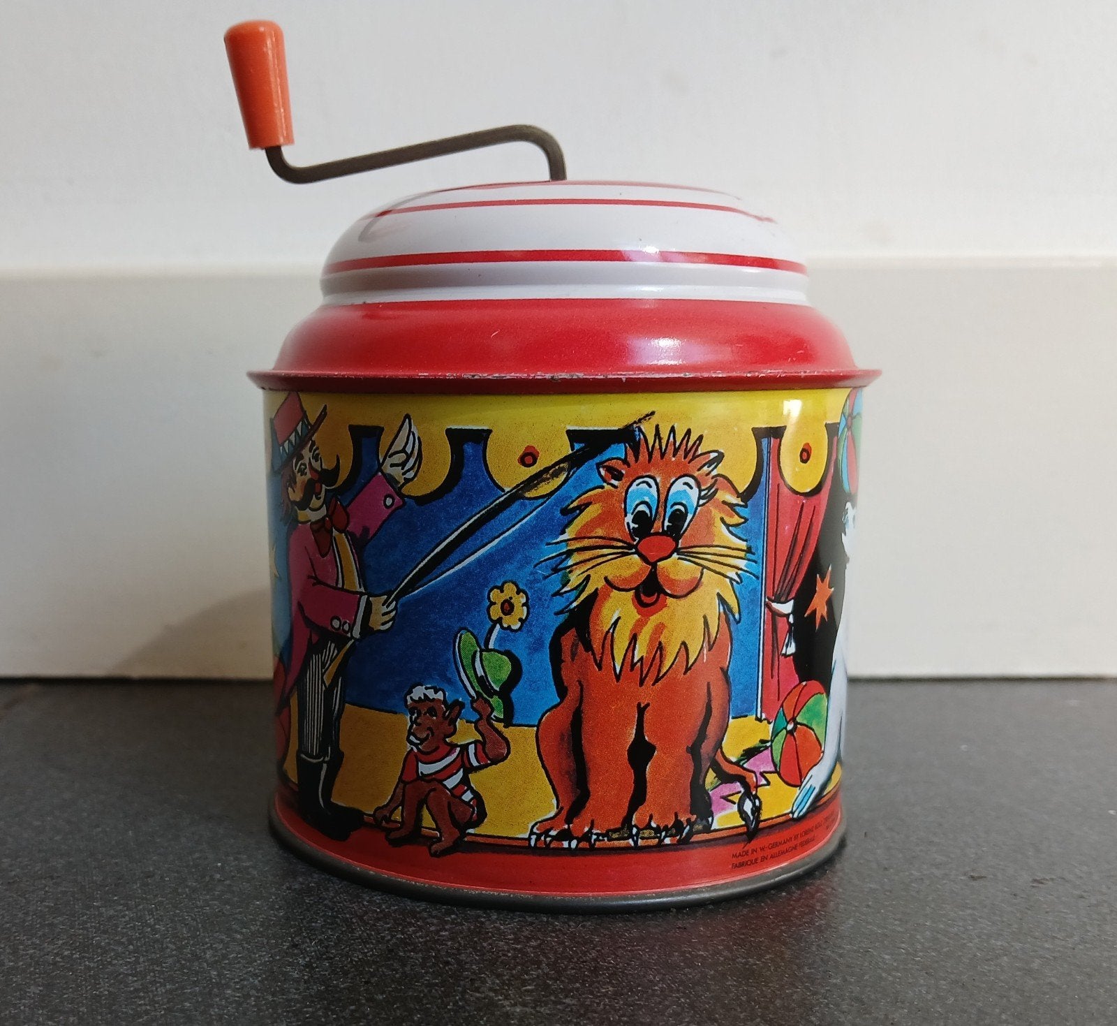 Vintage Muziekdoos Circus Thema - Jaren '60/70, Ophalen of Verzenden