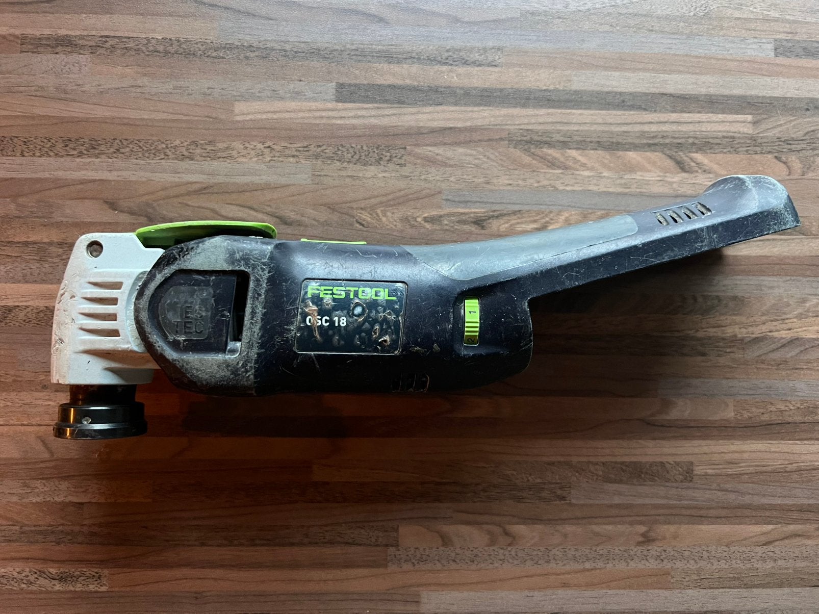 Festool OSC 18 defect, Minder dan 30 mm, Gebruikt, Overige typen, Ophalen of Verzenden
