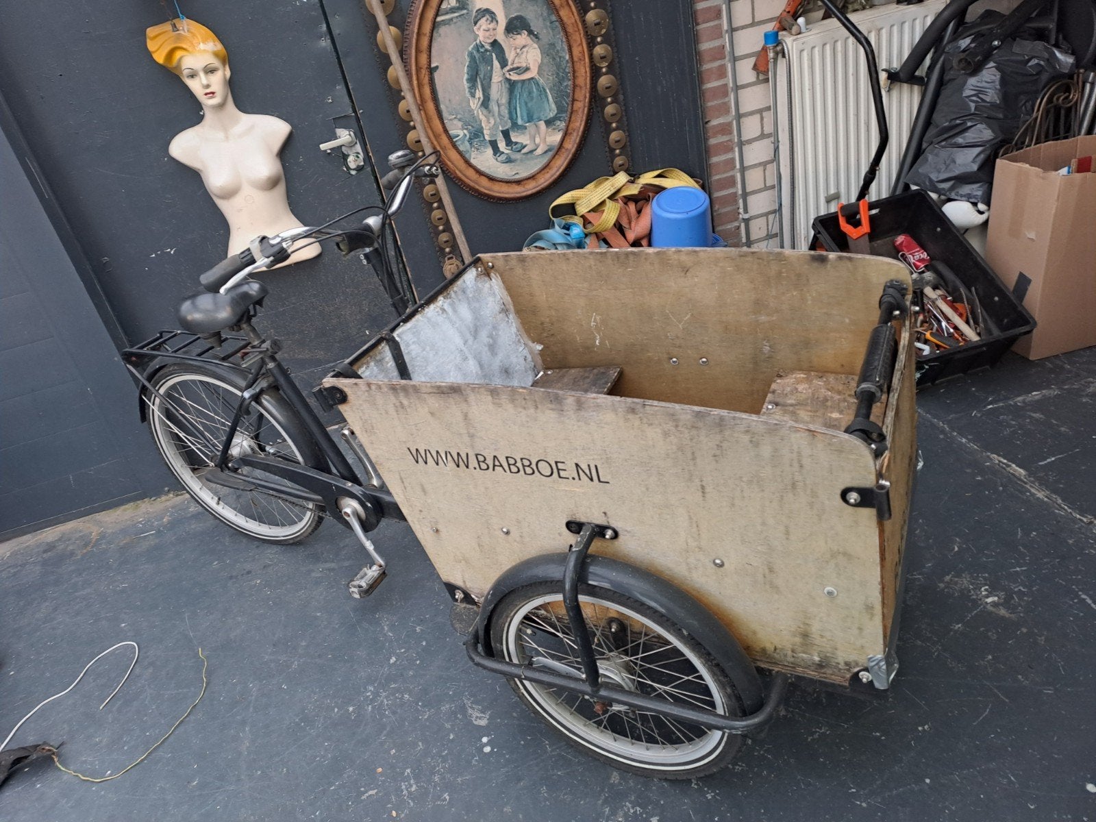 Bakfiets, Ophalen, Gebruikt, 1 kind