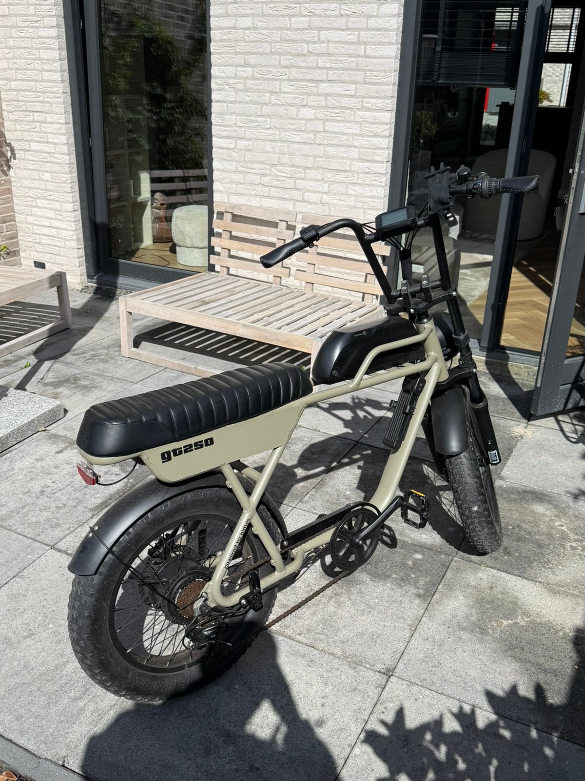 AGM 250 fatbike leger GROEN (1e eigenaar), Ophalen, Gebruikt, 30 tot 50 km per accu, Overige merken