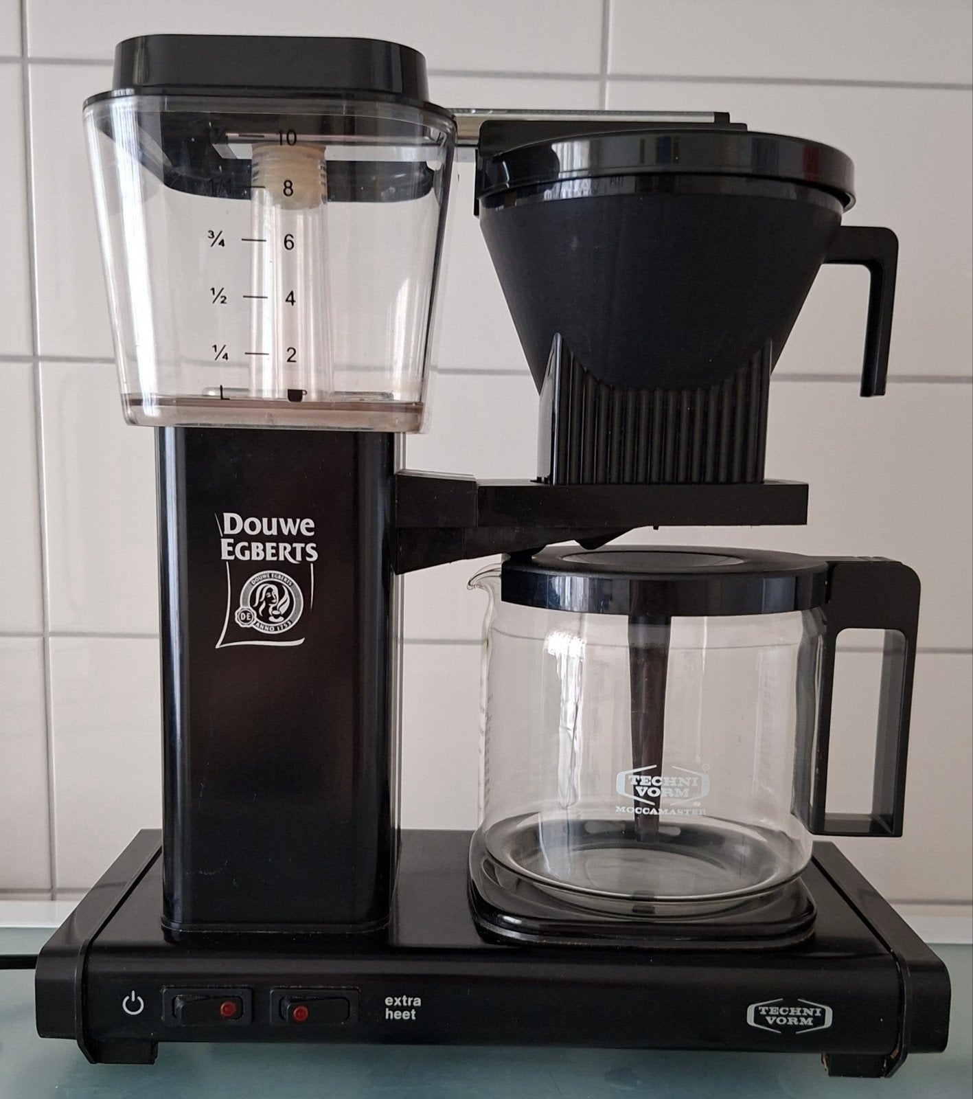 DE Technivorm Moccamaster KBG741, Zie Info/Foto's, In Gemert, Ophalen, Koffiemachine, Gemalen koffie, Zo goed als nieuw
