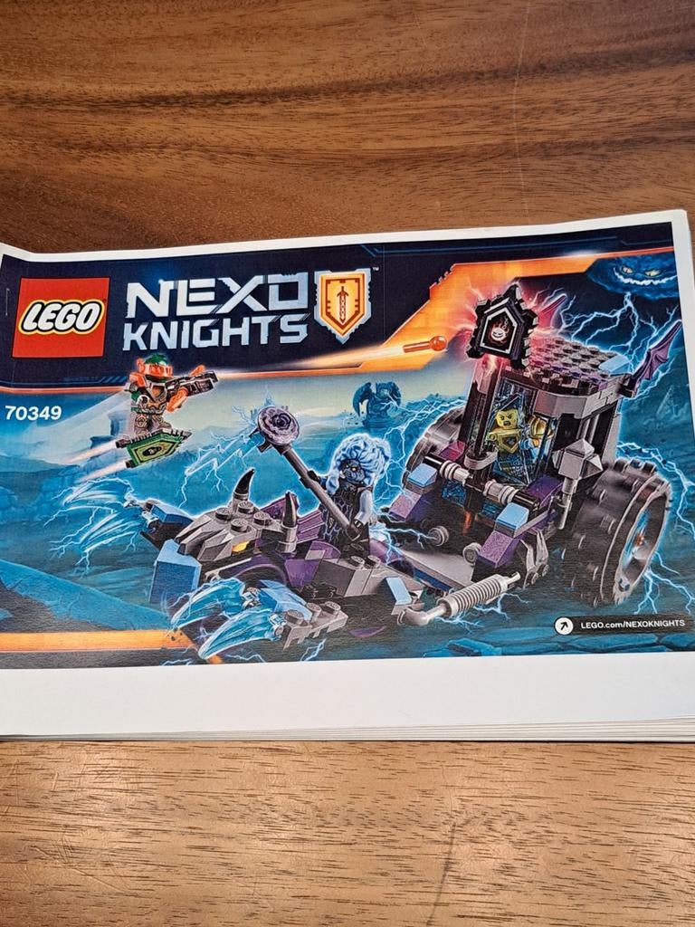 Lego nexo knights 70349, Ruina's Lock en Roller, Ophalen of Verzenden, Zo goed als nieuw, Complete set, Lego