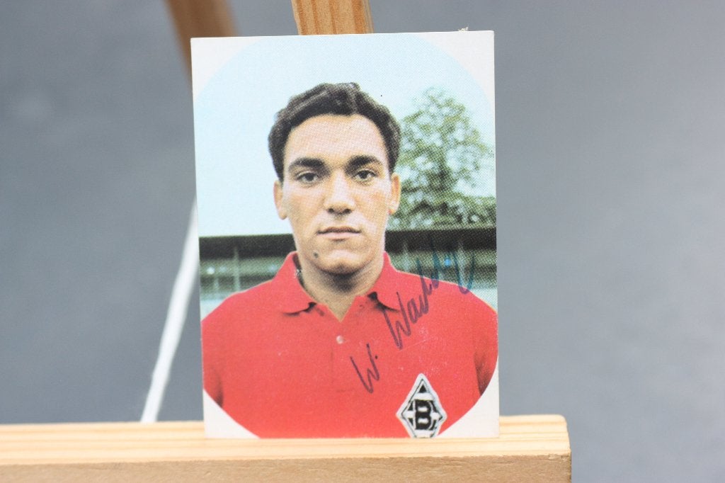 Oud fotokaartje Werner Waddey 1966-67 Borussia handtekening, Ophalen of Verzenden, Gebruikt, Buitenlandse clubs, Poster, Plaatje of Sticker