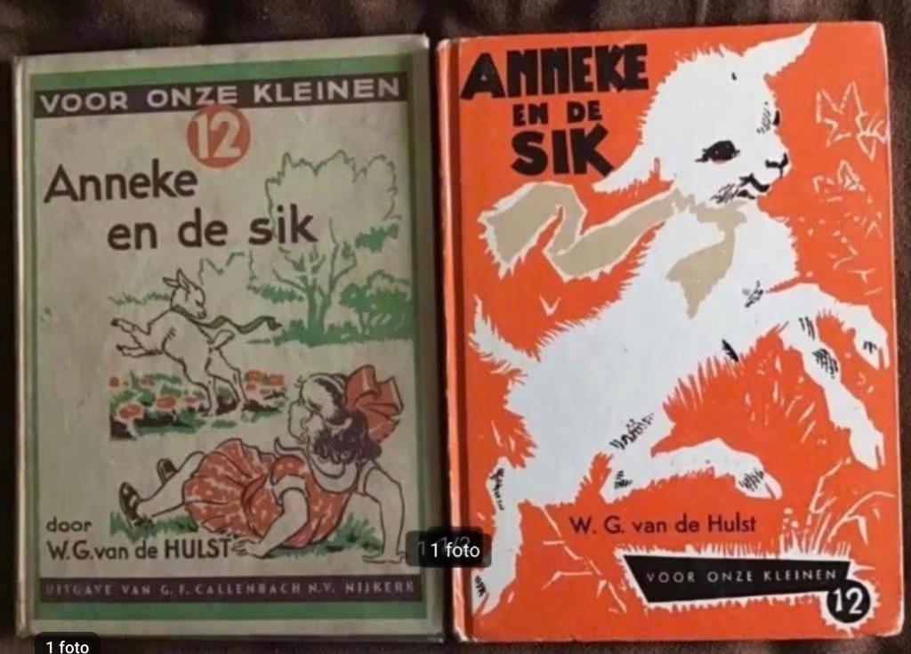 2 uitgaves Anneke en de sik door W.G.van de Hulst, Boeken, Ophalen of Verzenden, Gelezen, Fictie algemeen