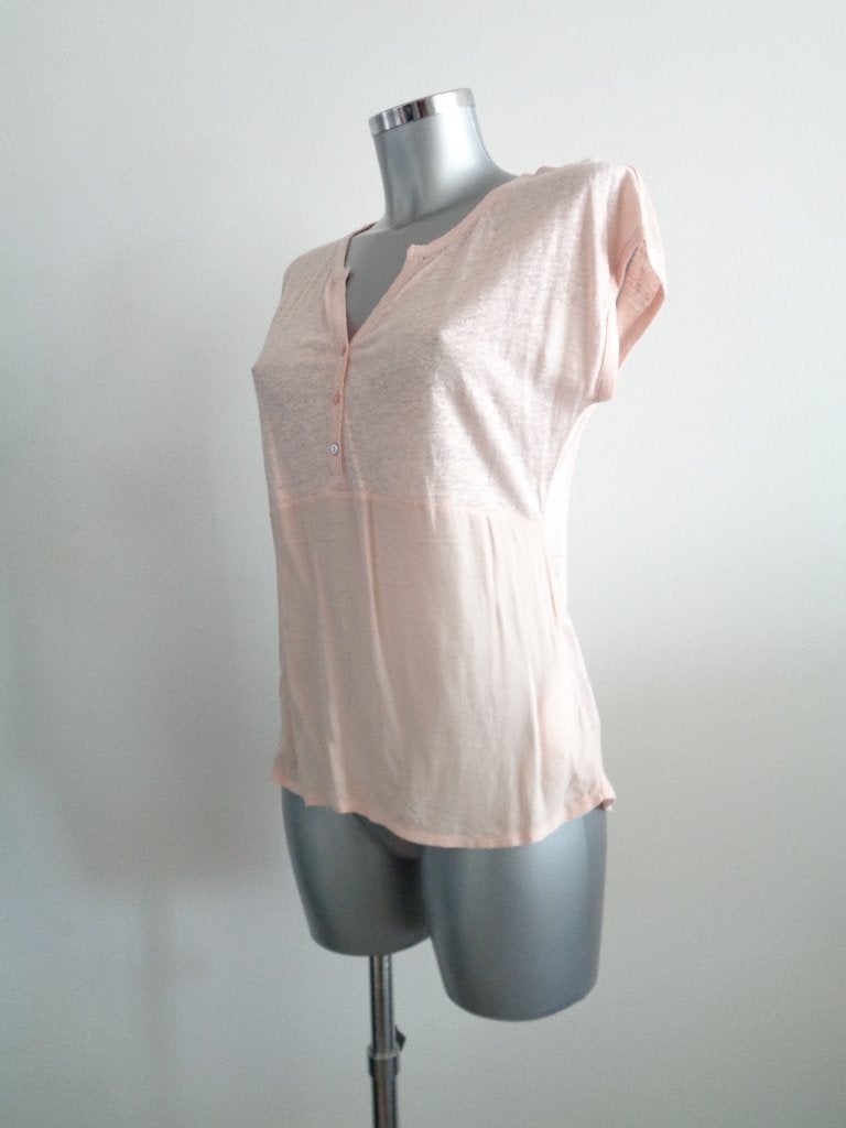 Monari top, linnen en viscose, maat 36, nieuw met kaartje, Monari, Nieuw, Ophalen of Verzenden, Korte mouw