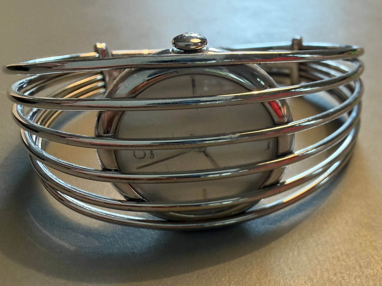Calvin Klein (CK) dameshorloge stainless steel, Overige merken, Staal, Gebruikt, Staal