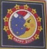 Borduurpatroon  Kerst Maan en Sneeuwpop   nr 9069, Verzenden, Nieuw, Handborduren, Patroon