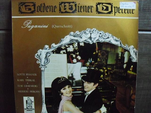 Franz Lehar "Paganini -1925" - opera stukken LP, Cd's en Dvd's, Vinyl | Klassiek, Gebruikt, Opera of Operette, Beschermende buitenhoes