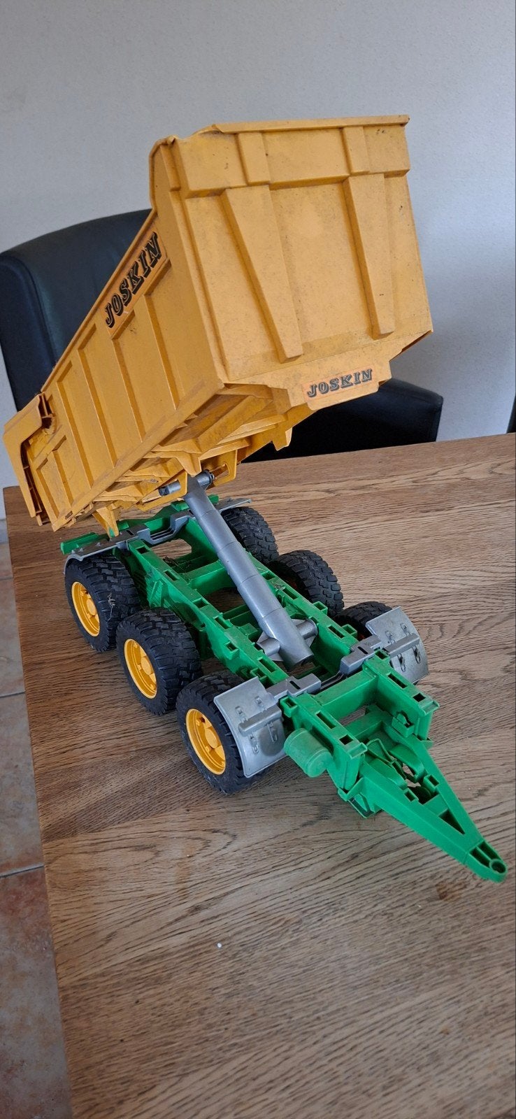 Joskin kiepwagen speelgoed, Ophalen of Verzenden, Gebruikt