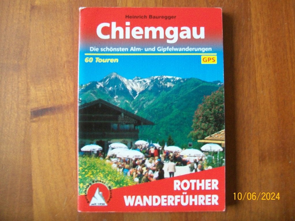 Chiemgau - Rother Wanderführer, Overige merken, Europa, Zo goed als nieuw, Fiets- of Wandelgids