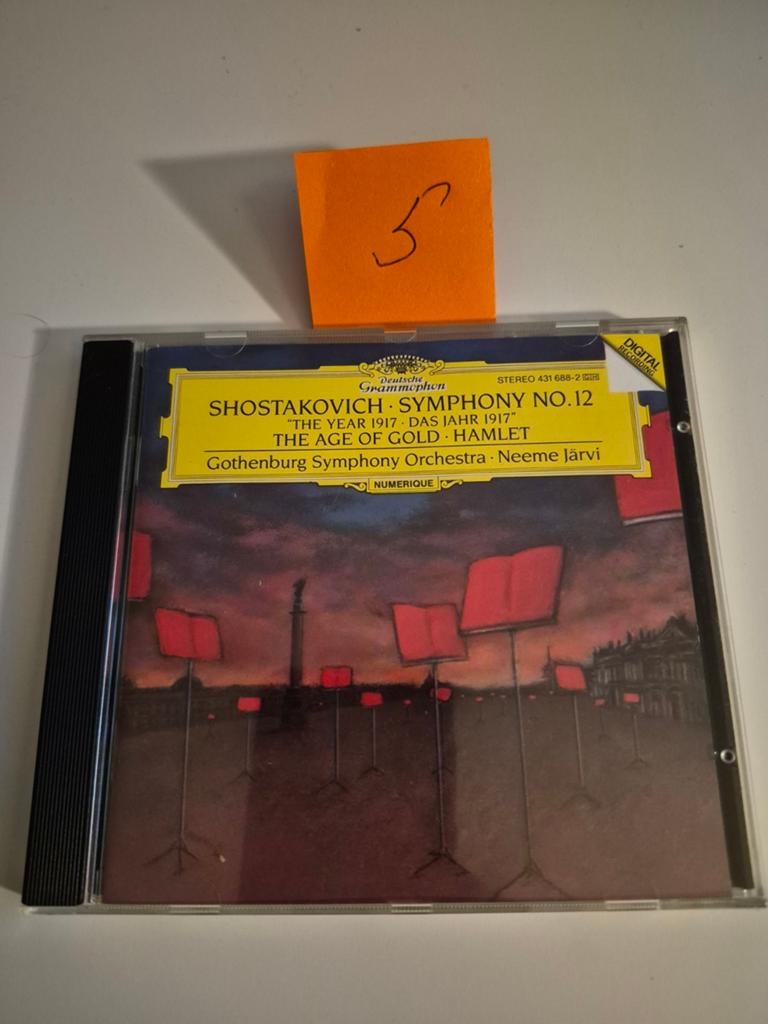 Shostakovich Symfonie nr. 12 & The Age of Gold CD, Cd's en Dvd's, Cd's | Klassiek, Ophalen of Verzenden