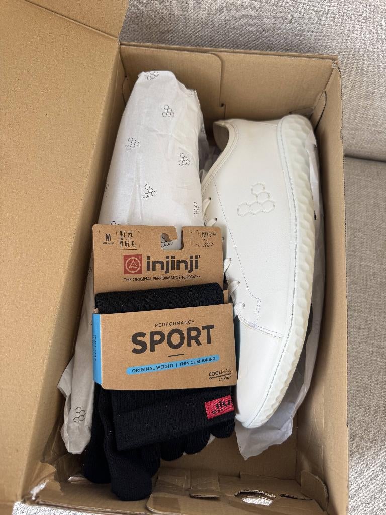 Vivobarefoot Geo Court III Bright White (maat 41), Ophalen, Vivobarefoot, Wit, Sneakers of Gympen